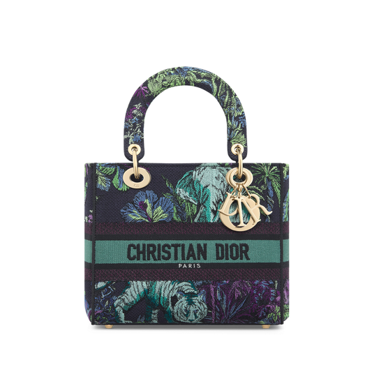 do lady d lite bag blue multicolor toile de jouy voyage embroidery m0565 44532