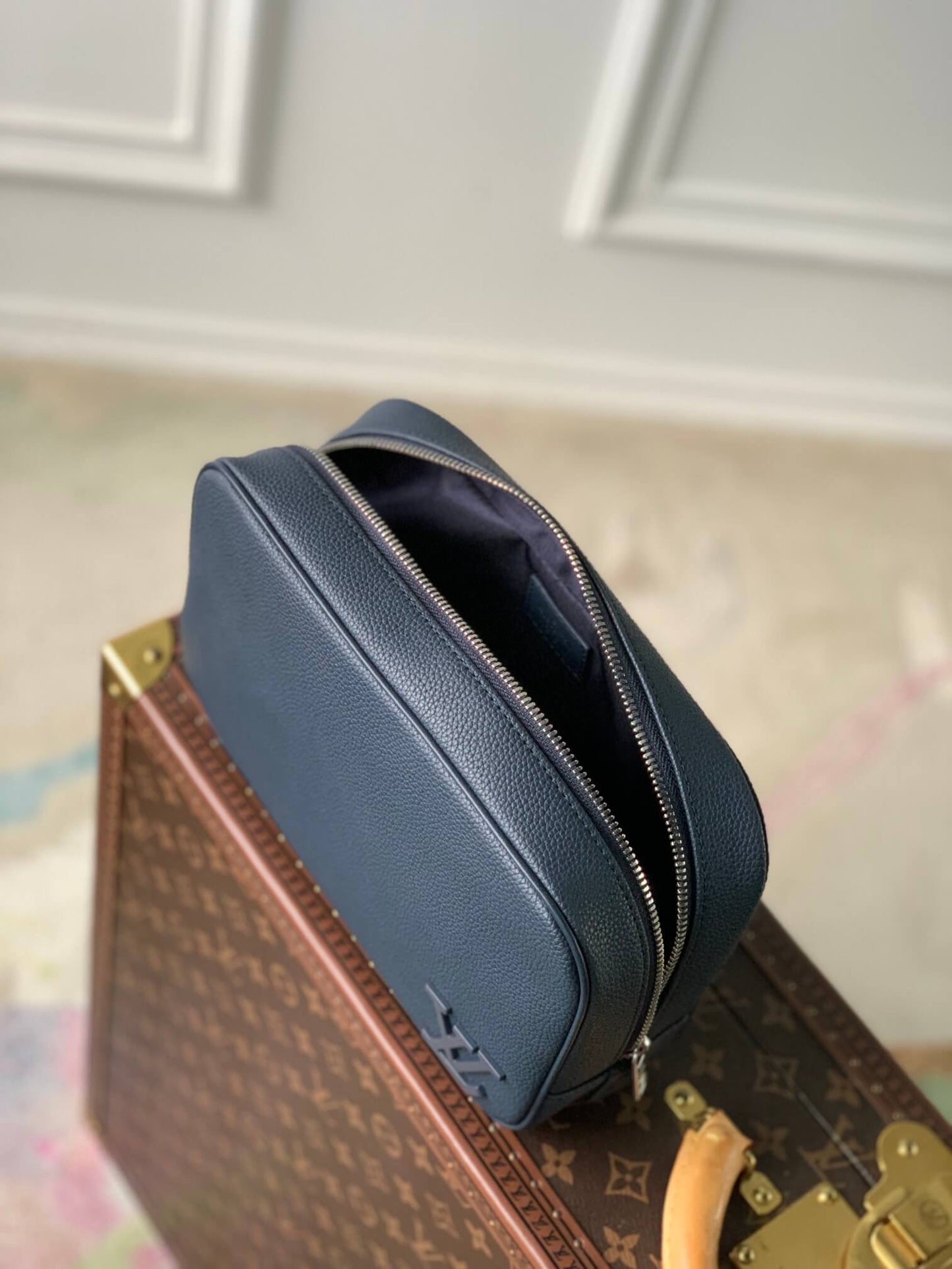 m20912 toilet pouch man bag 26cm blue mens handbag mens bag clutch bag