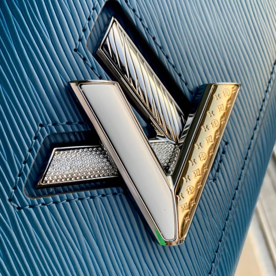 m21033 twist pm monogram 19cm toledo blue small square bag cross body bags shoulder bag