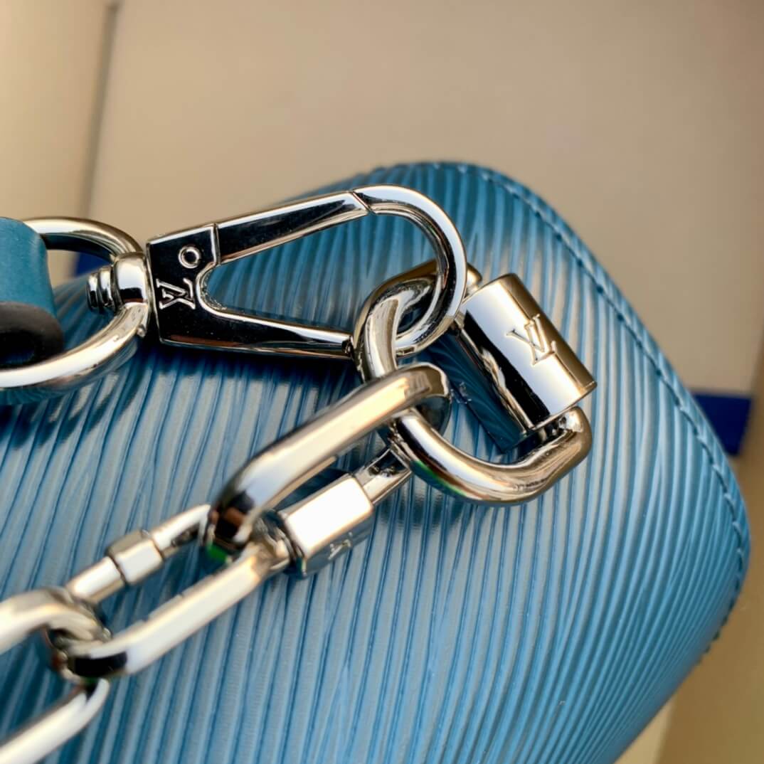 m21033 twist pm monogram 19cm toledo blue small square bag cross body bags shoulder bag