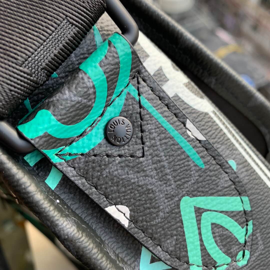 m21394 steamer wearable wallet 35cm green sac plat shoulder bag cross body bags