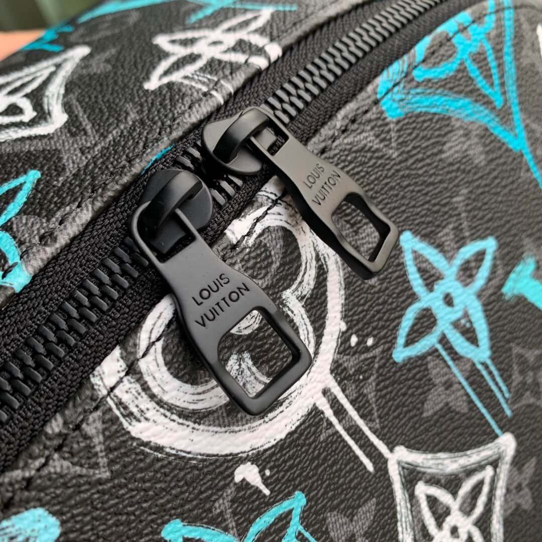 m21395 discovery backpack monogram eclipse 30cm green backpack montsouris