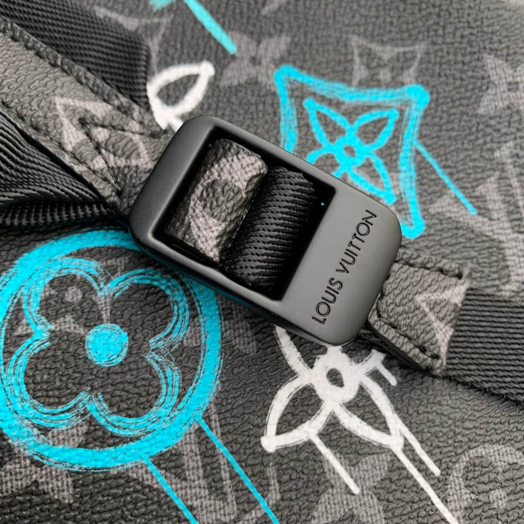 m21395 discovery backpack monogram eclipse 30cm green backpack montsouris