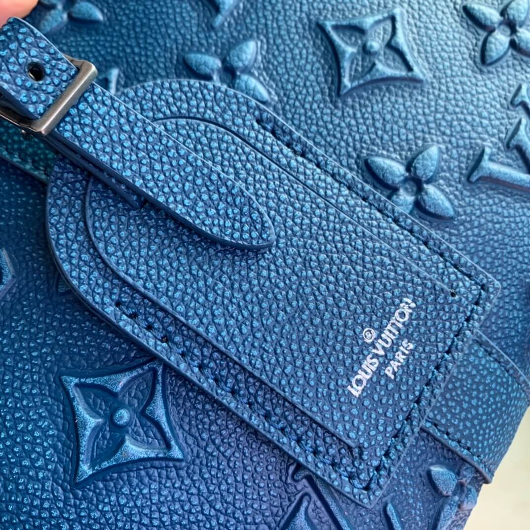 m21448 city keepall monogram dark blue shoulder bag cross body bags handbag travel bag 27cm