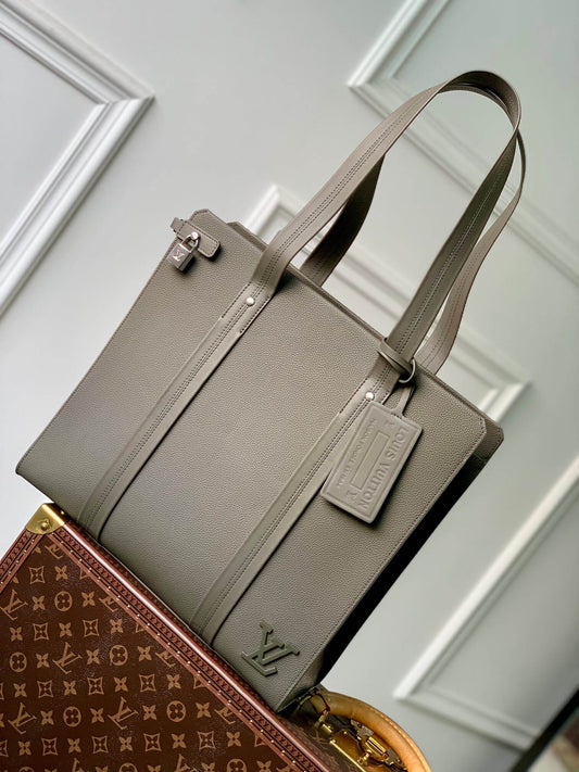 m21542 takeoff tote 36 5cm grey aerogram tote handbag man bag mens bag