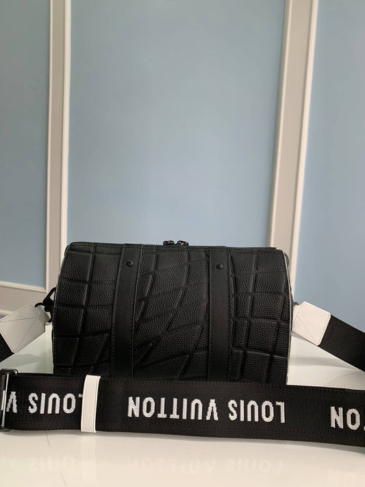 m21543 city keepall aerogram 27cm black shoulder bag cross body bags handbag travel bag