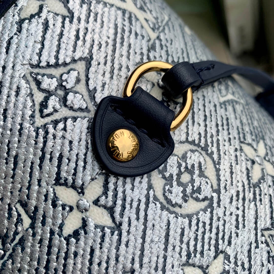 m22921 neverfull monoglam 31cm silver