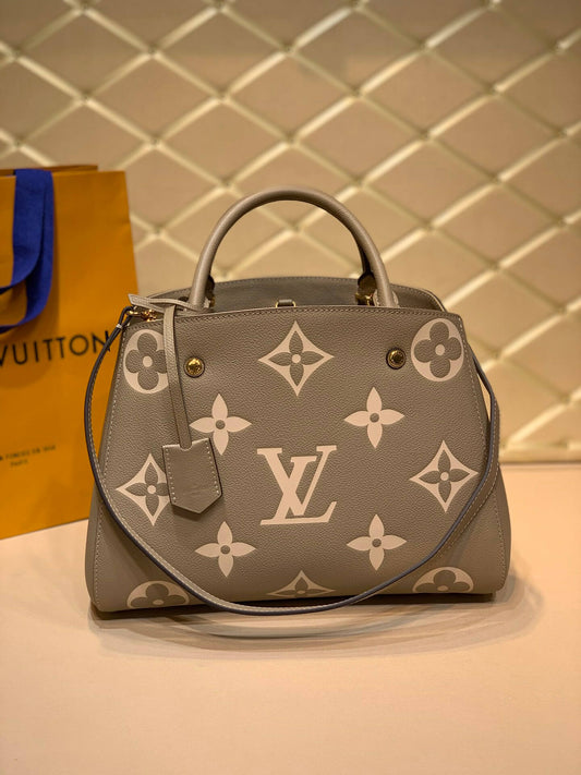 m41048 montaigne mm monogram empreinte 33cm brown shoulder bag cross body bags handbag