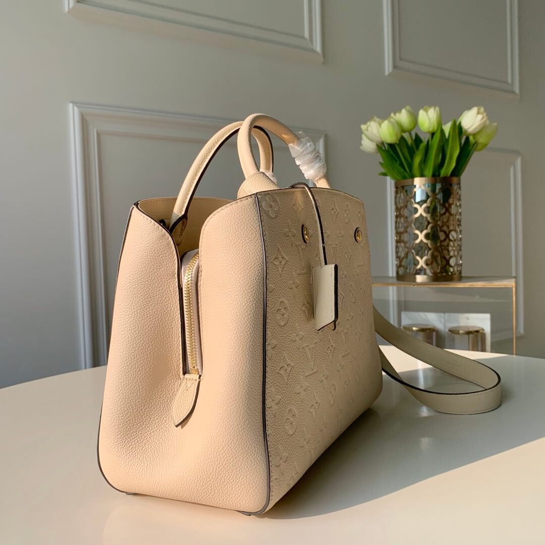 m41048 montaigne mm monogram empreinte 33cm milk white shoulder bag cross body bags handbag