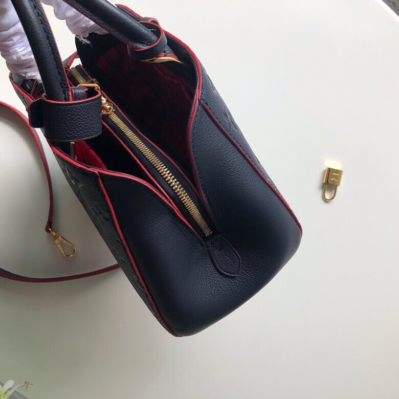 m41048 montaigne pm monogram empreinte 29cm blue shoulder bag cross body bags handbag