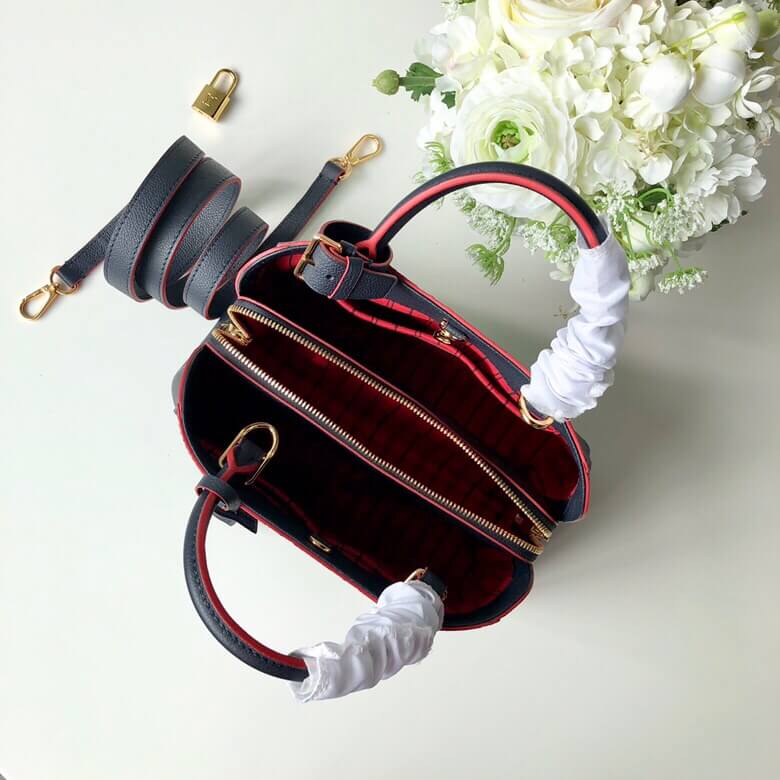 m41048 montaigne pm monogram empreinte 29cm blue shoulder bag cross body bags handbag