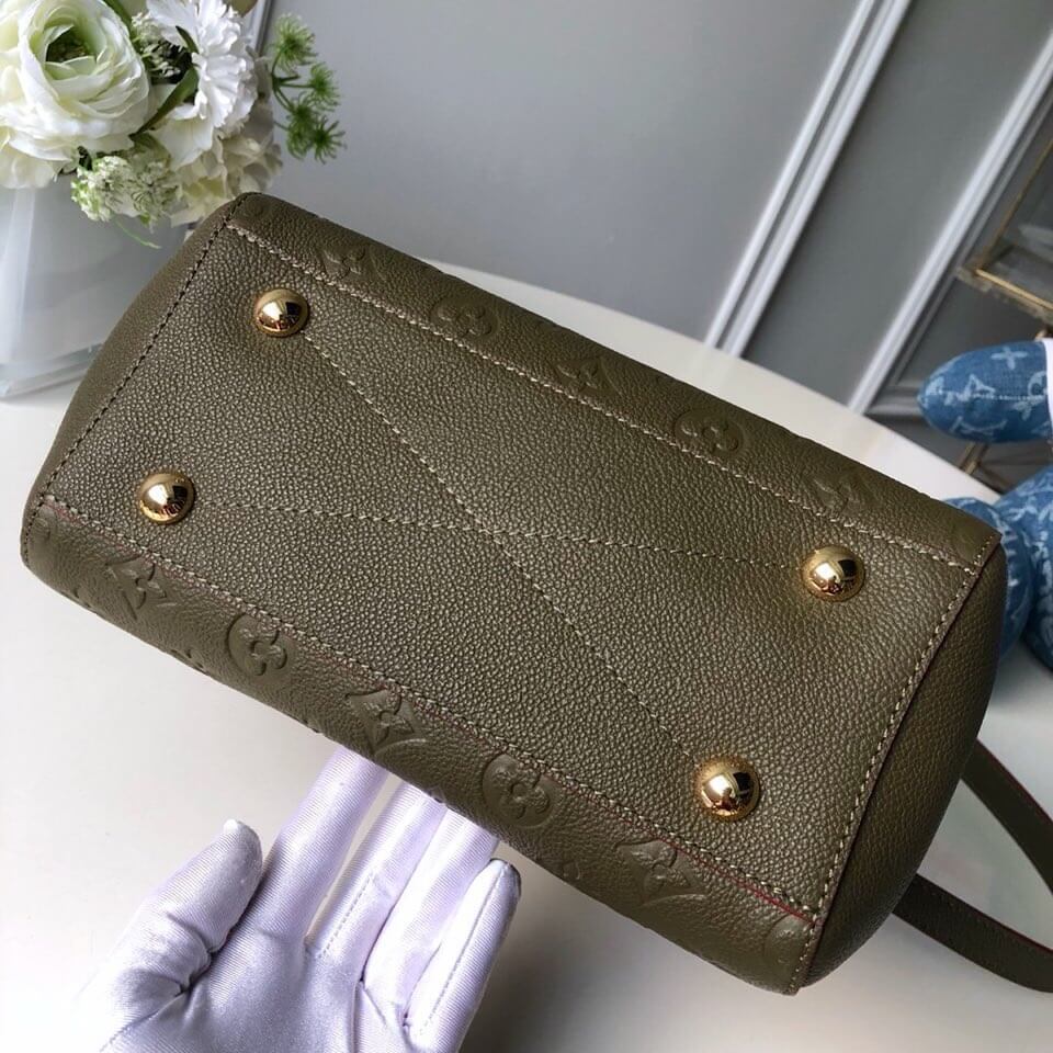 m41053 montaigne pm monogram empreinte 29cm dark green shoulder bag cross body bags handbag