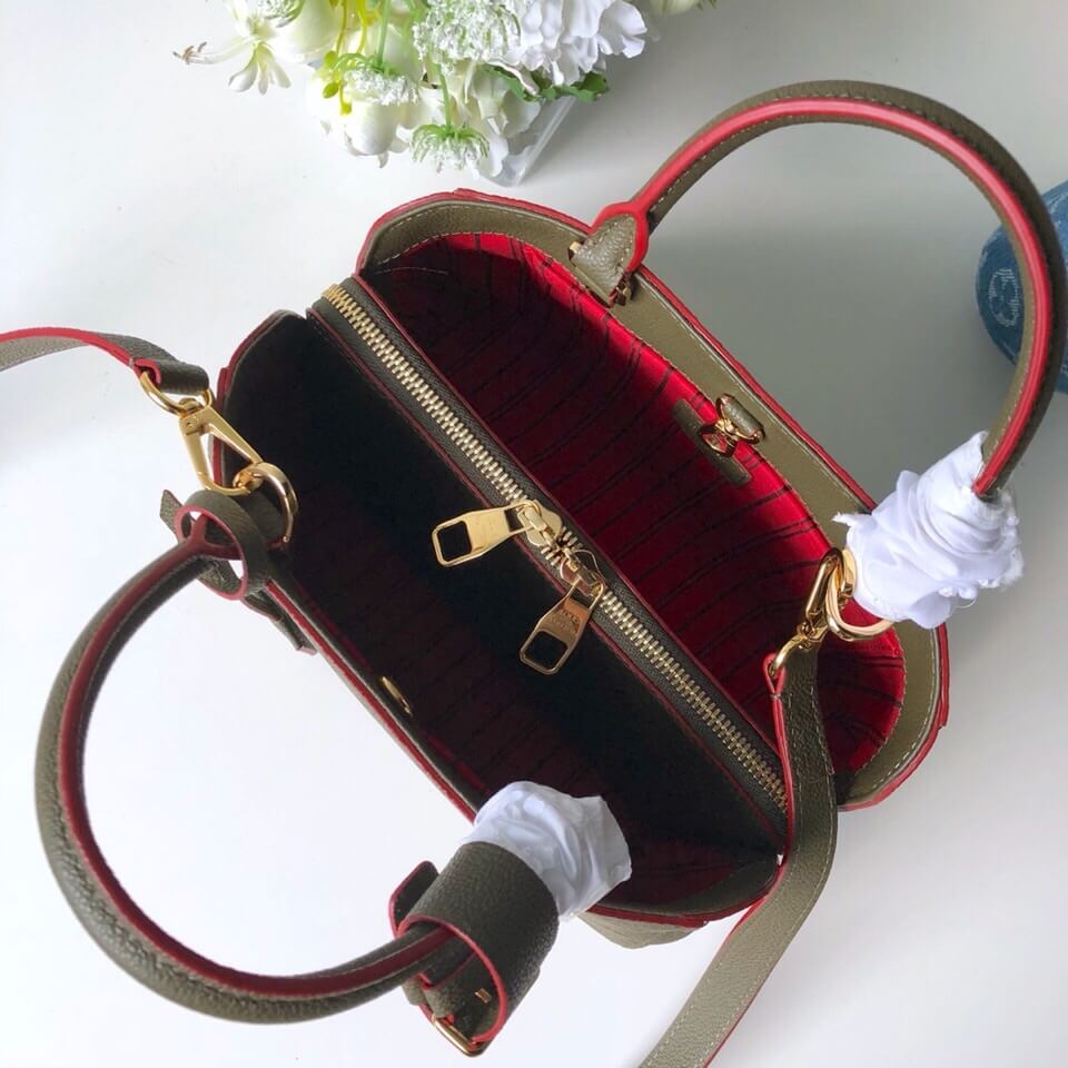 m41053 montaigne pm monogram empreinte 29cm dark green shoulder bag cross body bags handbag