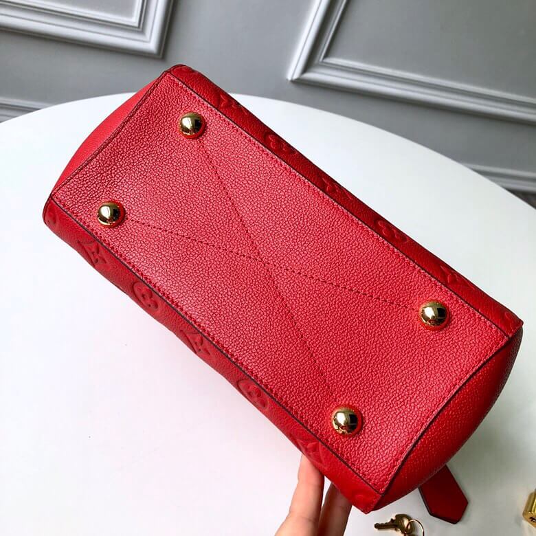 m41053 montaigne pm monogram empreinte 29cm red shoulder bag cross body bags handbag