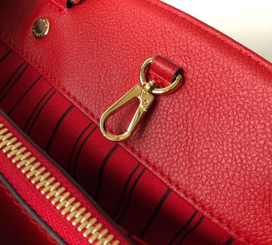 m41053 montaigne pm monogram empreinte 29cm red shoulder bag cross body bags handbag