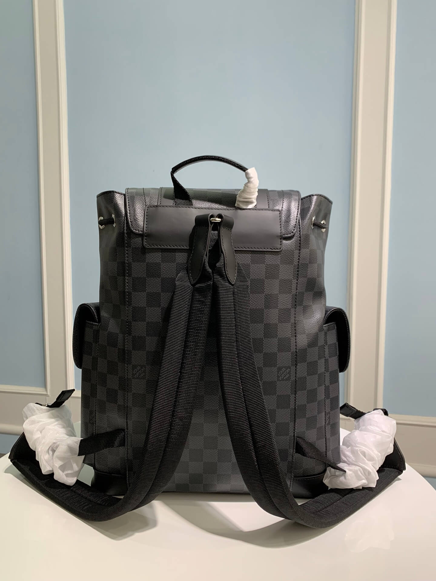m41379 christopher pm 32cm damier black