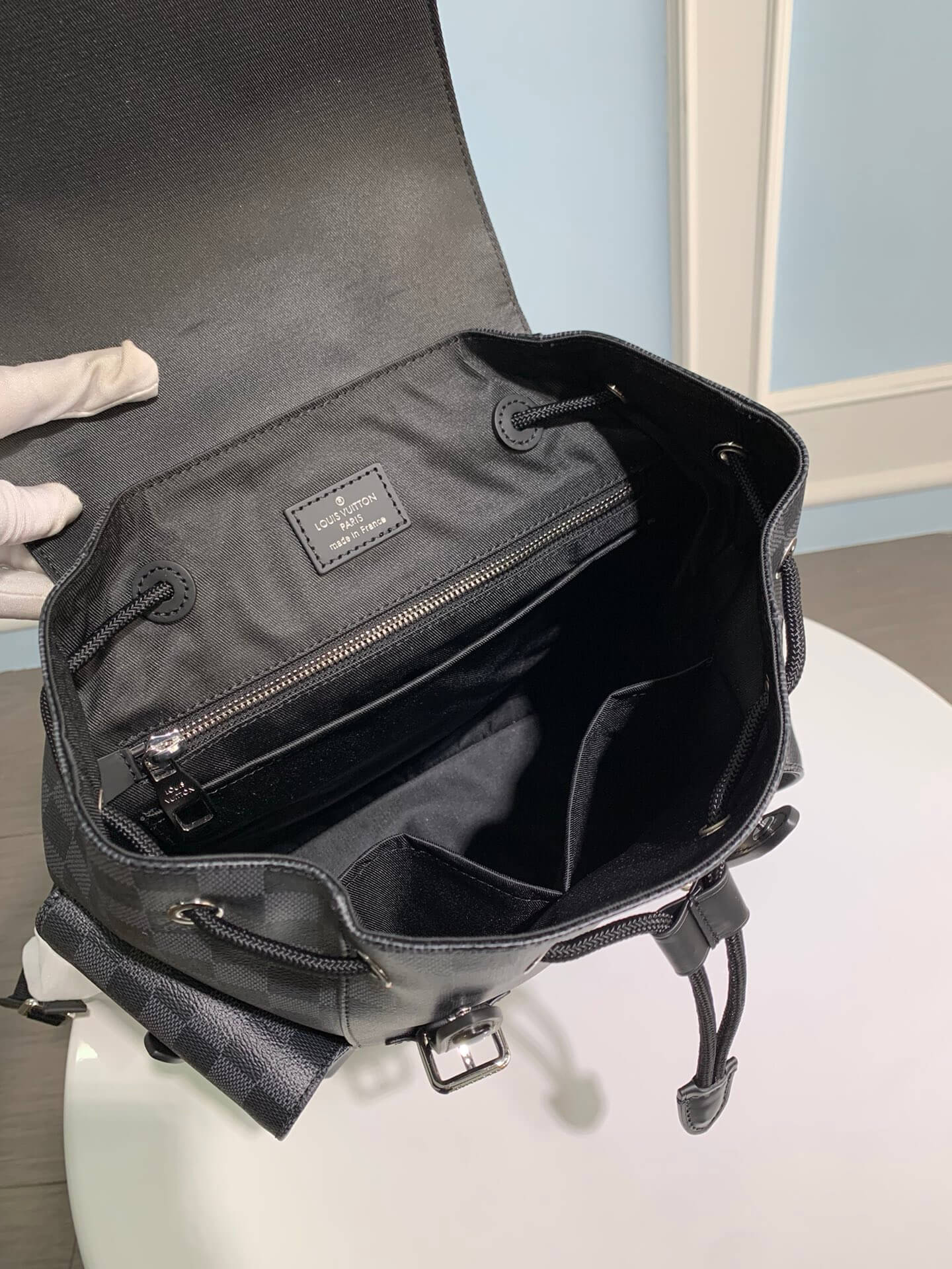 m41379 christopher pm 32cm damier black