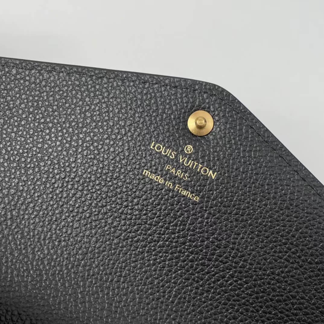 m41894 zippy wallet rose red monogram clutch bag women purse 19cm black