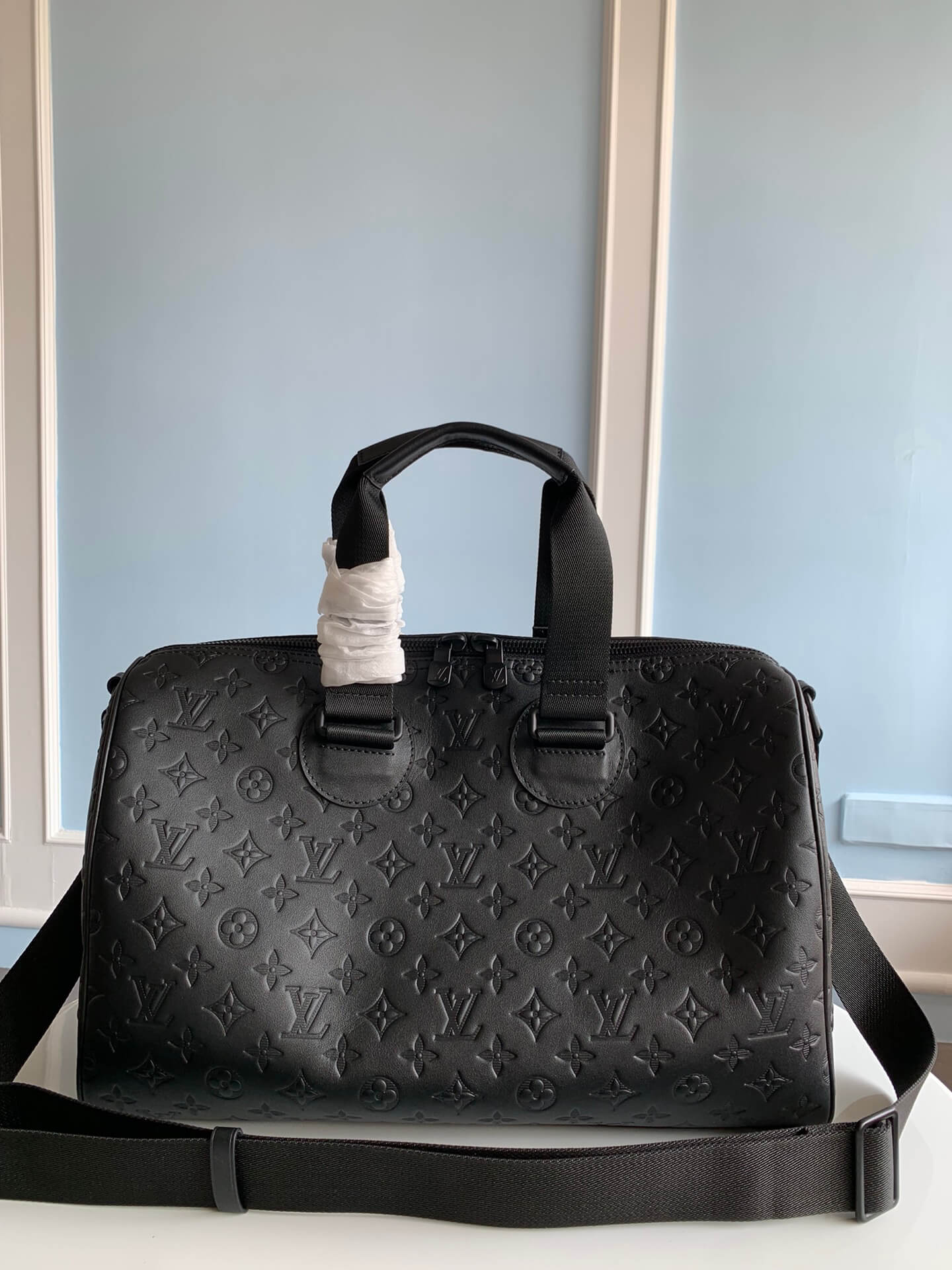 m43696 speedy bandouliere 40 black shoulder bag cross body bags handbag man bag mens bag