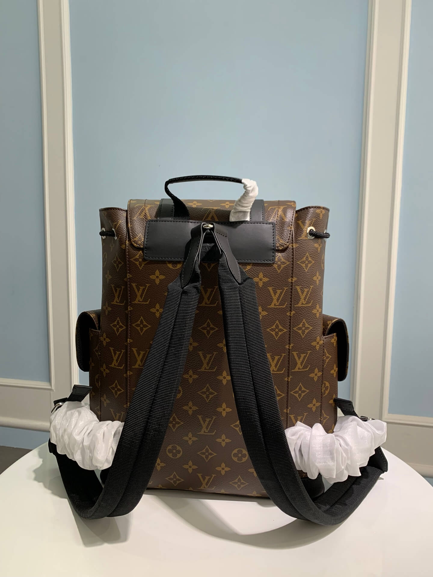 m43735 christopher pm 32cm monogram eclipse reverse