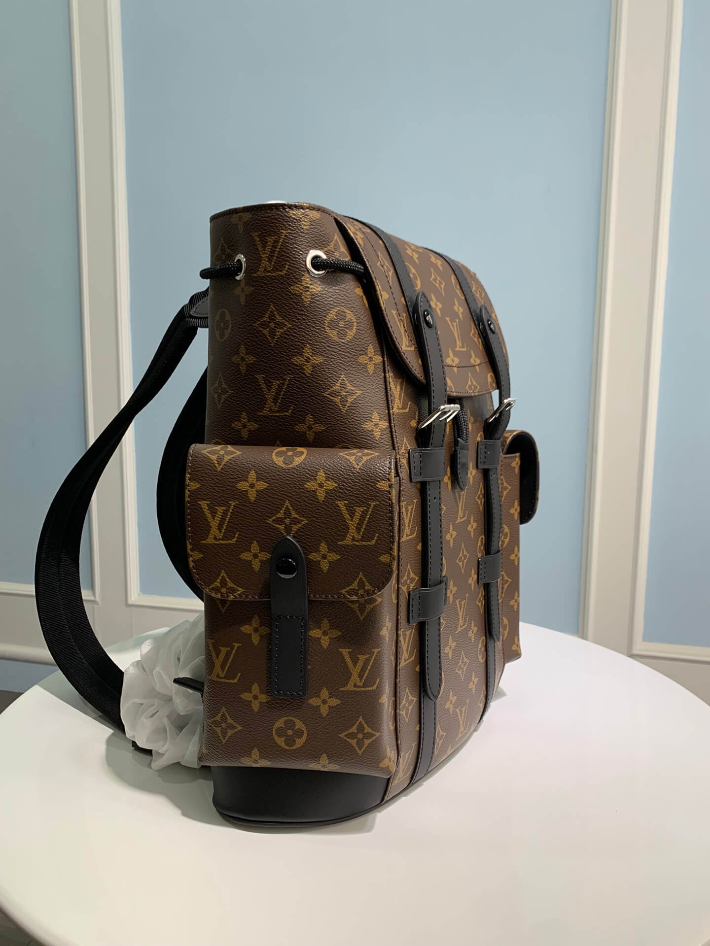 m43735 christopher pm 32cm monogram eclipse reverse