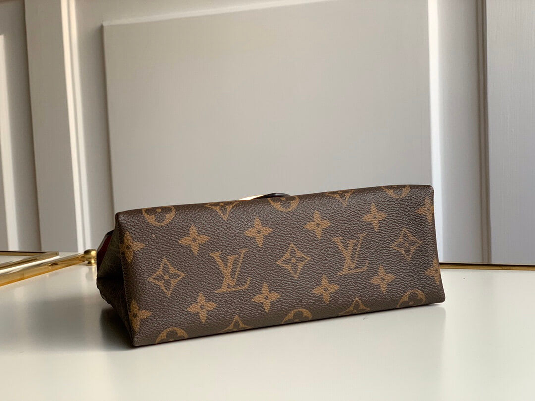 m44322 locky bb handbag shoulder bag cross body bags red calfskin monogram