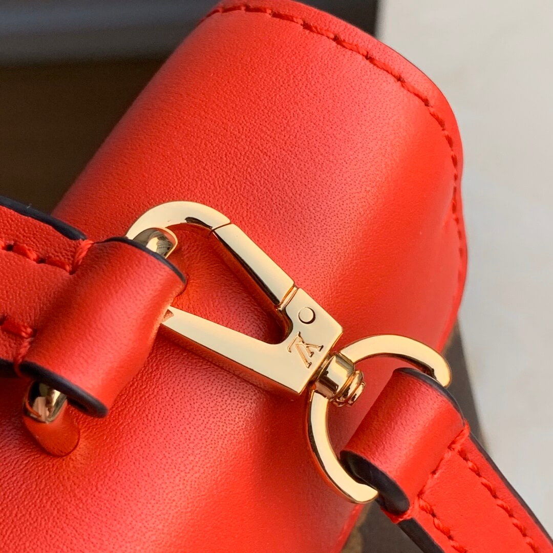 m44322 locky bb handbag shoulder bag cross body bags red calfskin monogram