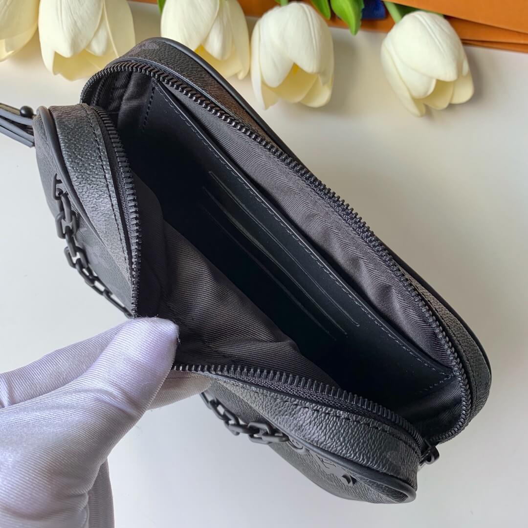 m44458 virgil abhol monogram wallet 23cm black mens bag man bag