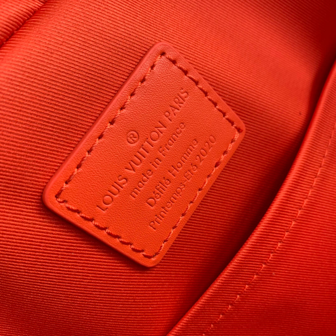 m44752 bumbag boxed package monogram 36cm orange cowhide real leather classic and exquisite box bag