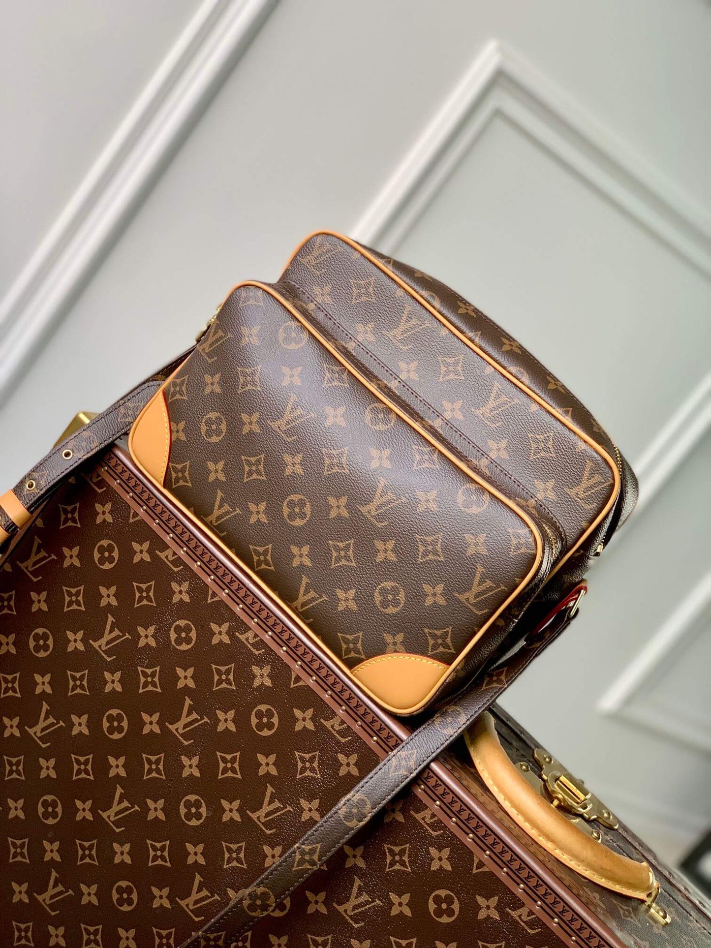 m45244 cross body bags 28cm monogram