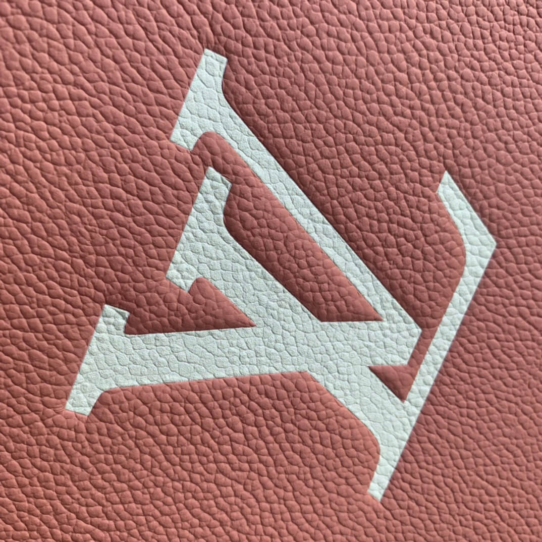 m45595 onthego mm monogram empreinte leather pink 35cm