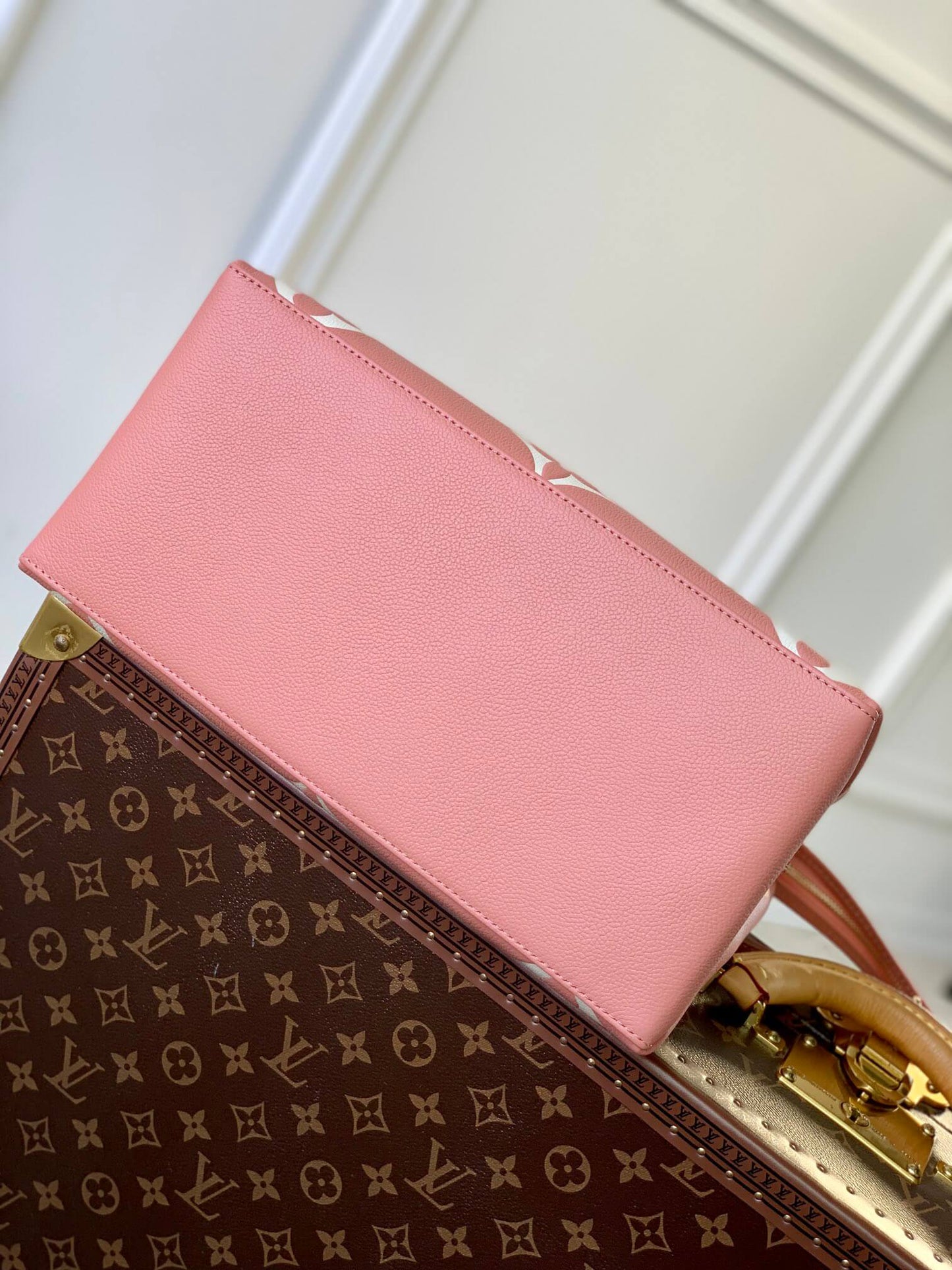 m45811 grand palais monogram 34cm rose pink shoulder bag cross body bags handbag