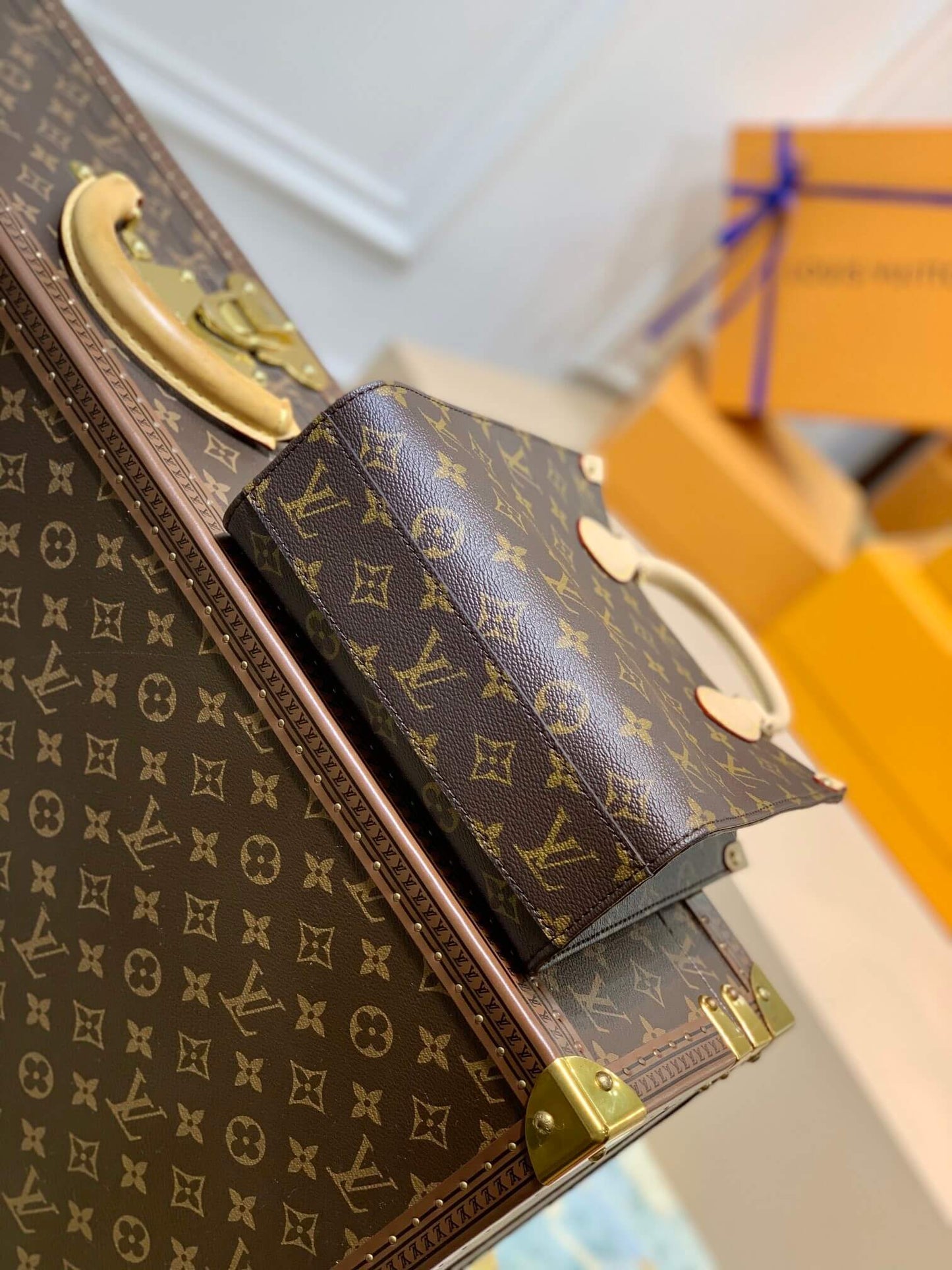 m45847 sac plat mini monogram 20cm cross body bags handbag shoulder bag