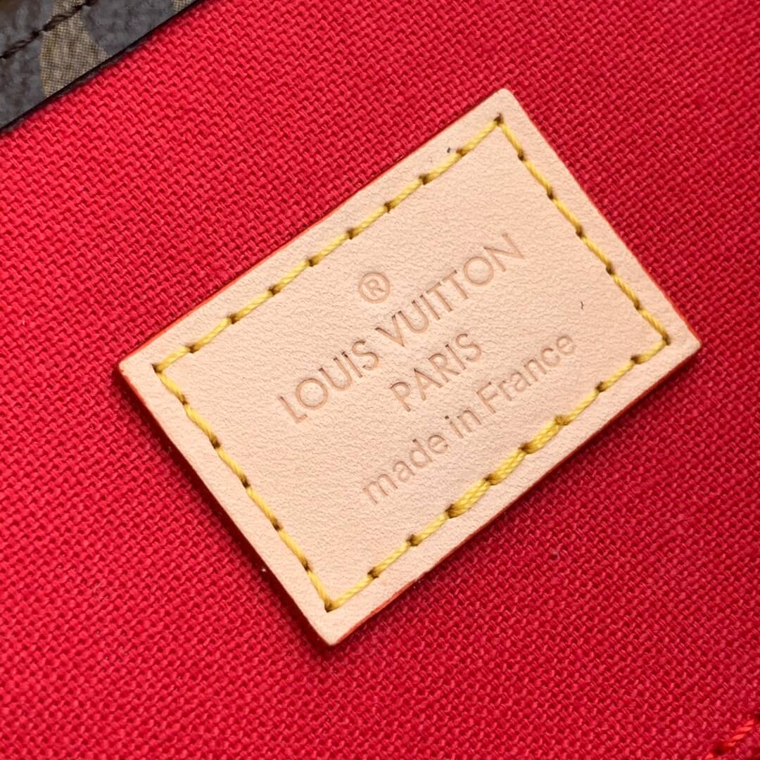 m45848 sac plat pm monogram 30cm cross body bags handbag shoulder bag inside red