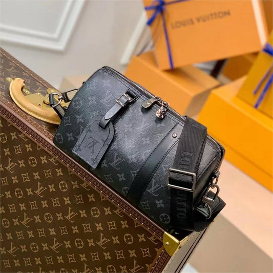 m45936 city keepall monogram 10 6inches free shipping pillow bag shoulder bag cross body bags mens bag black