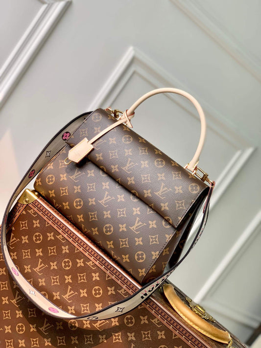 m46053 cluny mm handbag monogram 33cm free shipping