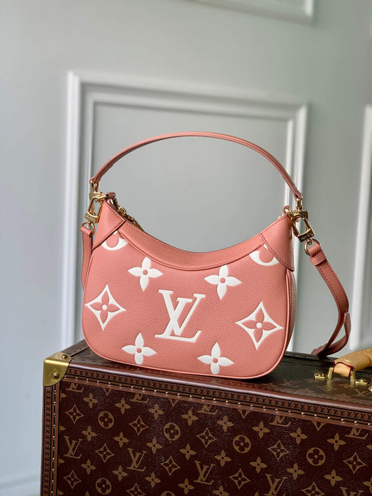 m46091 bagatelle bb monogram empreinte 22cm rose pink shoulder bag cross body bags subaxillary bag