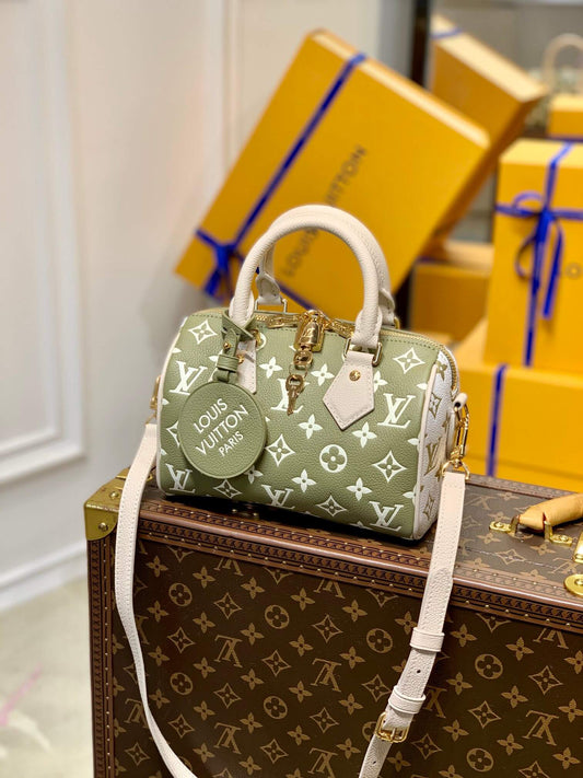 m46118 speedy bandouliere 20 monogram empreinte green