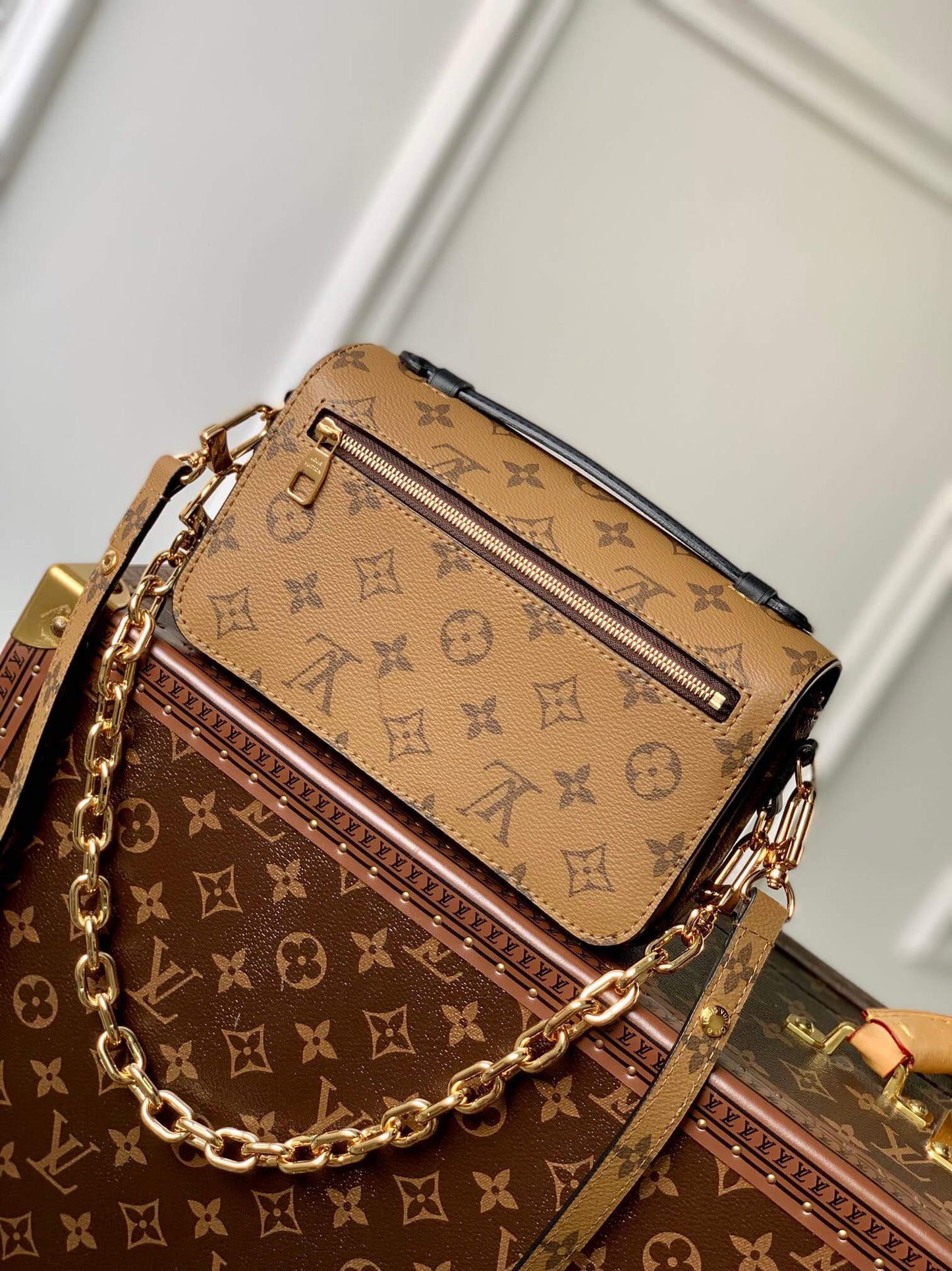 m46279 yellow monogram crossbody bag east west metis 21 5cm