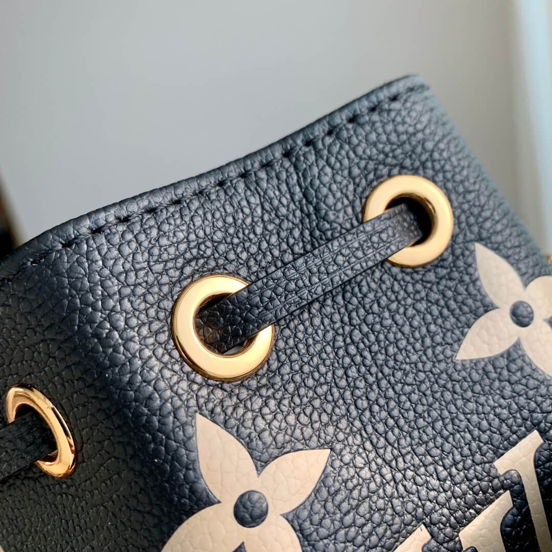 m46291 nano noe monogram 16cm black shoulder bag bucket bag cross body bags handbag