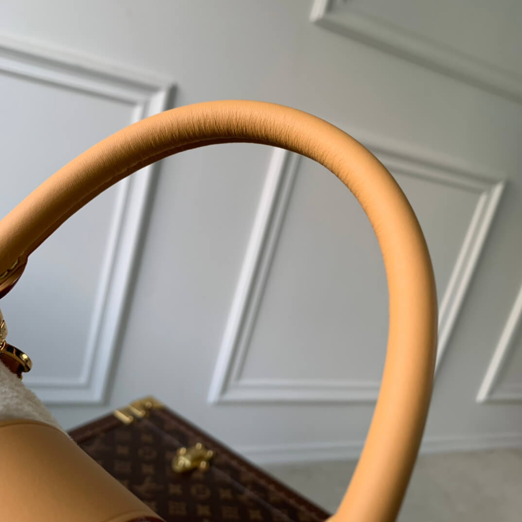 m46318 locky bb cashmere monogram 21cm brown