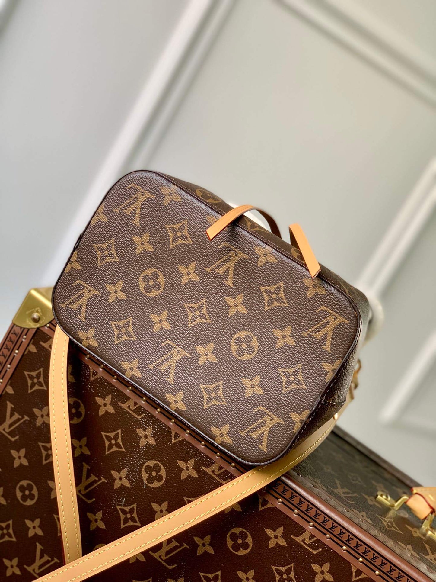 m46319 neonoe bb 20cm monogram brown