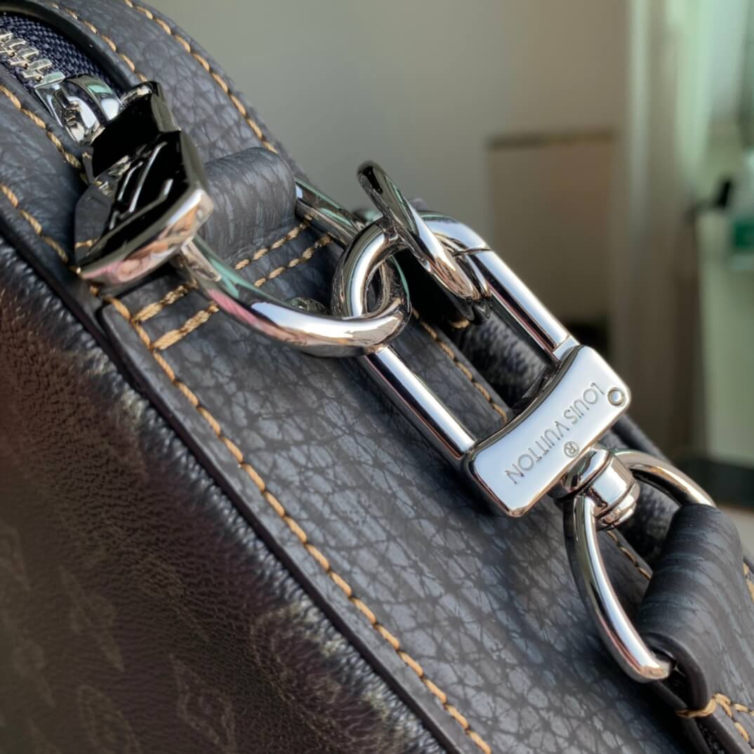 m46340 trio messenger damier spray 25cm blue sac plat man bag mens bag