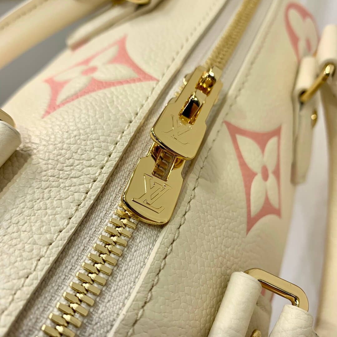 m46397 speedy bandouliere 20 monogram empreinte apricot shoulder bag cross body bags handbag