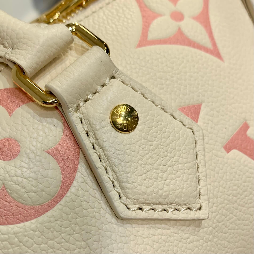 m46397 speedy bandouliere 20 monogram empreinte apricot shoulder bag cross body bags handbag