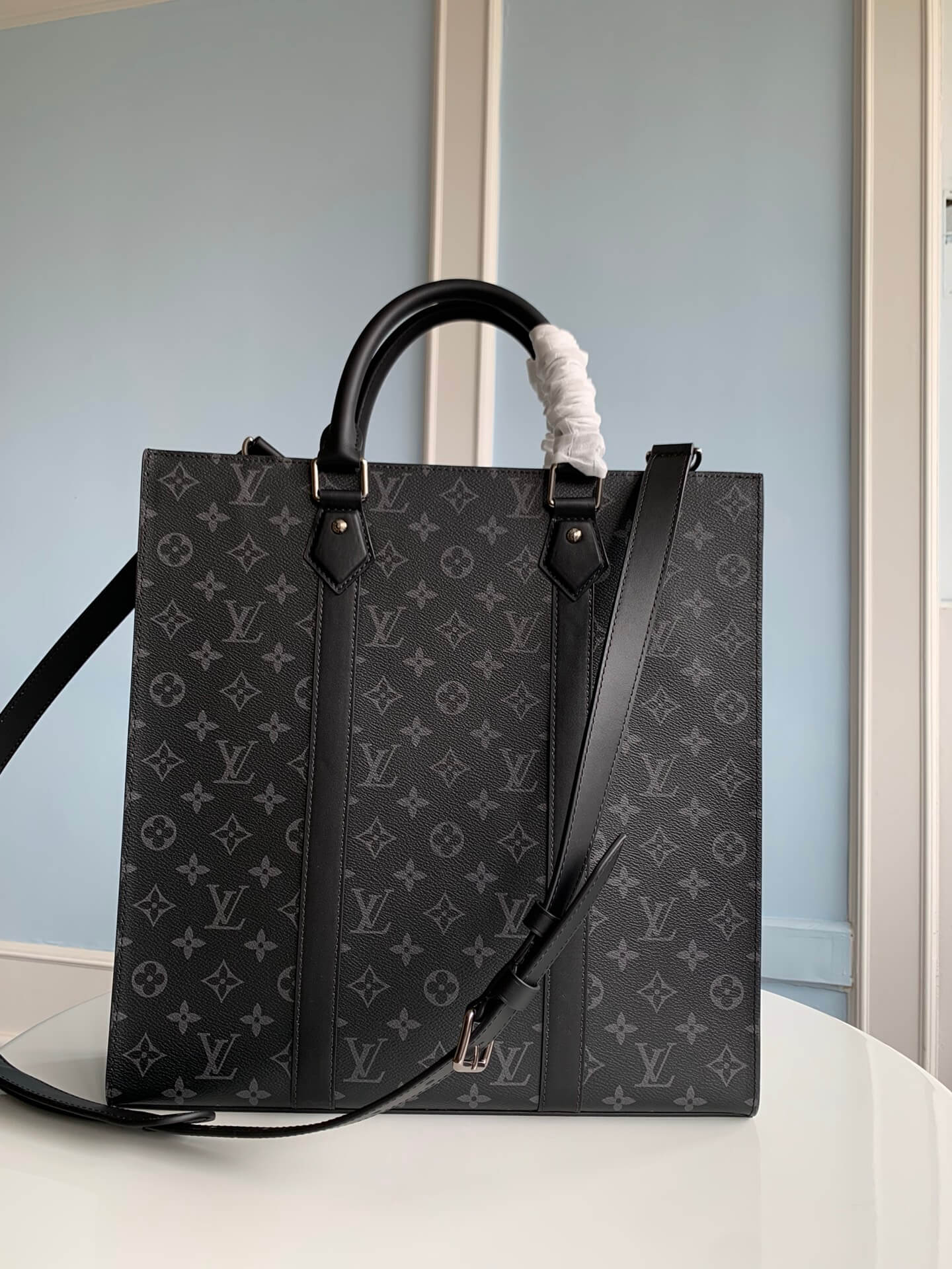 m46452 sac plat mm handbag monogram chess 36 5cm black