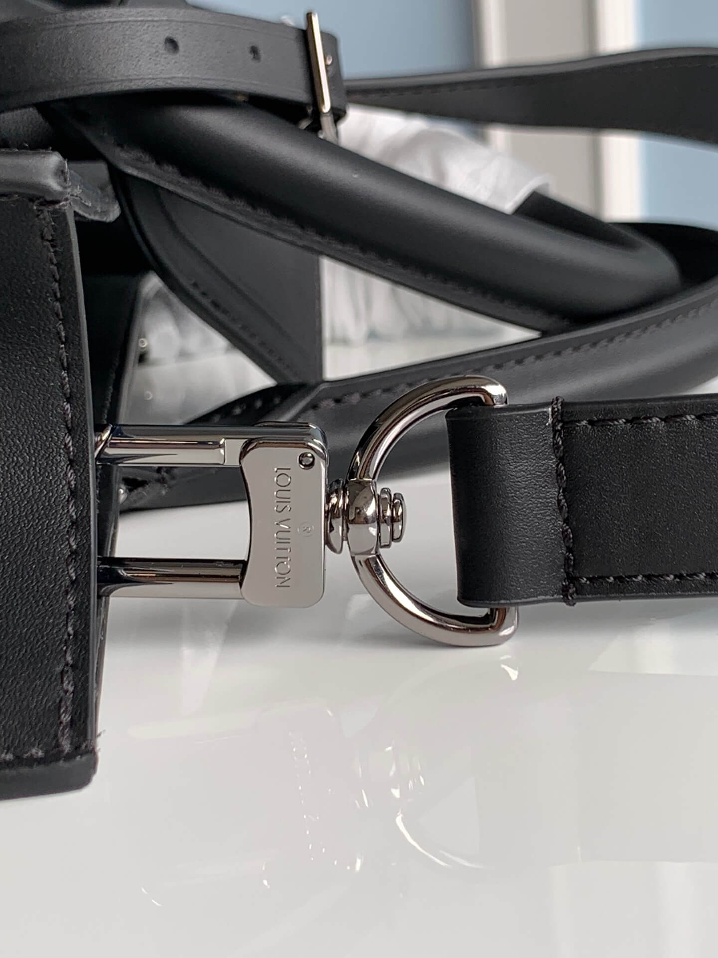 m46452 sac plat mm handbag monogram chess 36 5cm black
