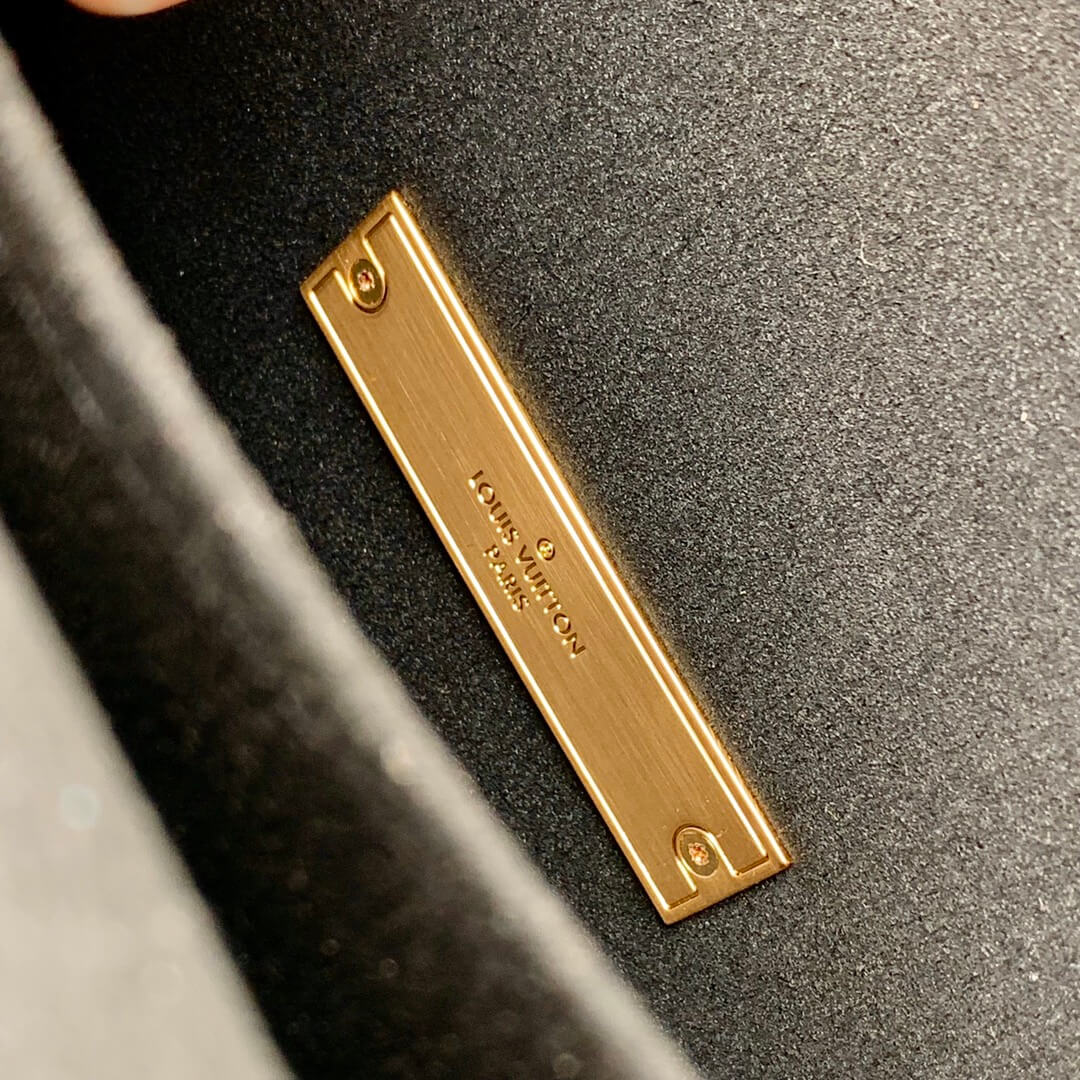 m46537 mini dauphine lock xl nicolas ghesquiere 20cm cowhide real leather