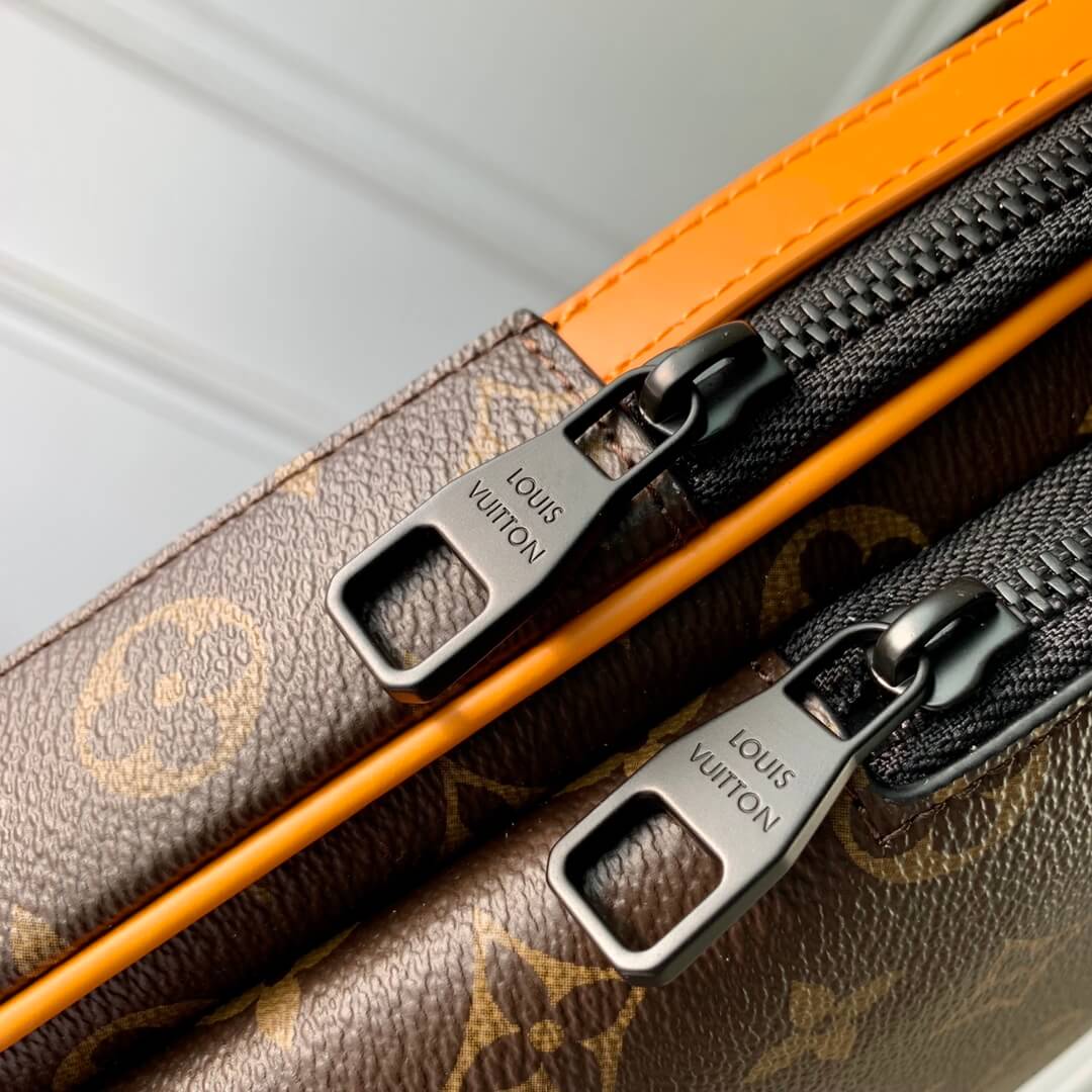 m46718 avenue shoulder bag 20cm monogram macassar