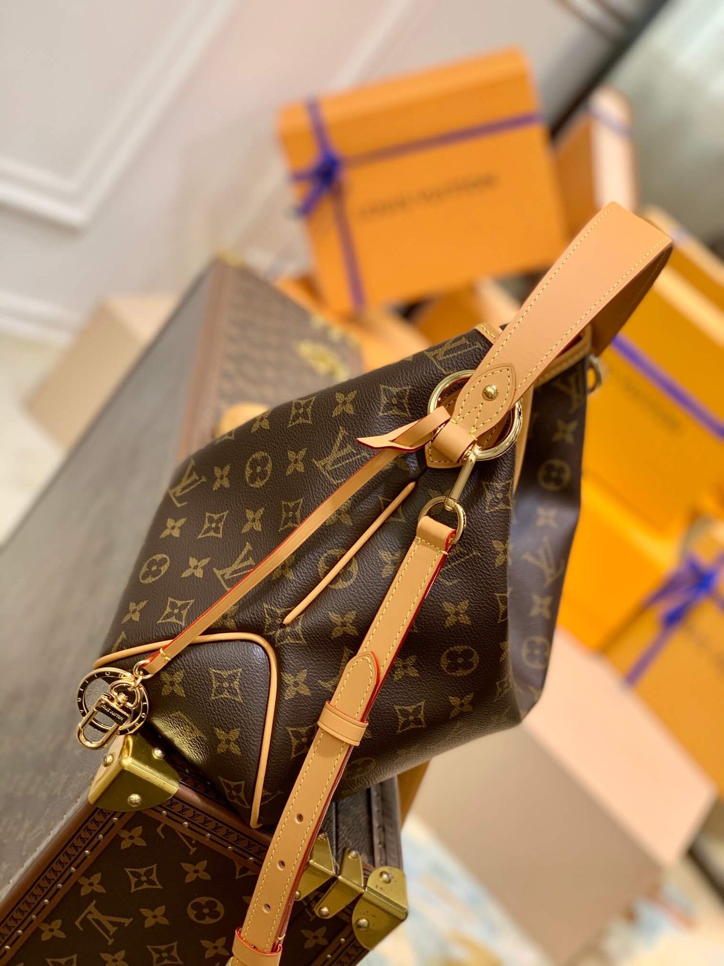 m50155 graceful pm beige inner monogram canvas